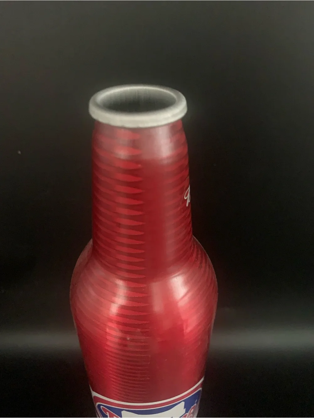 Vintage Beer Can Bud Budweiser Philadelphia Phillies Fan Bottle Can 16Oz Empty